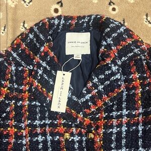 Janie and Jack Multicolor Tweed Jacket